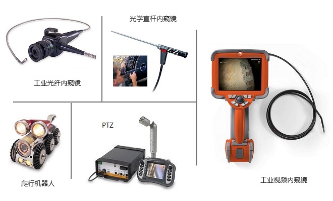 種類豐富的韋林工業內窺鏡產品